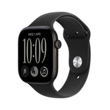 Ismanusis laikrodis Apple Watch Series 12 GPS 42mm Juodas Aliuminio Case with Juodas Sport Band - S/M