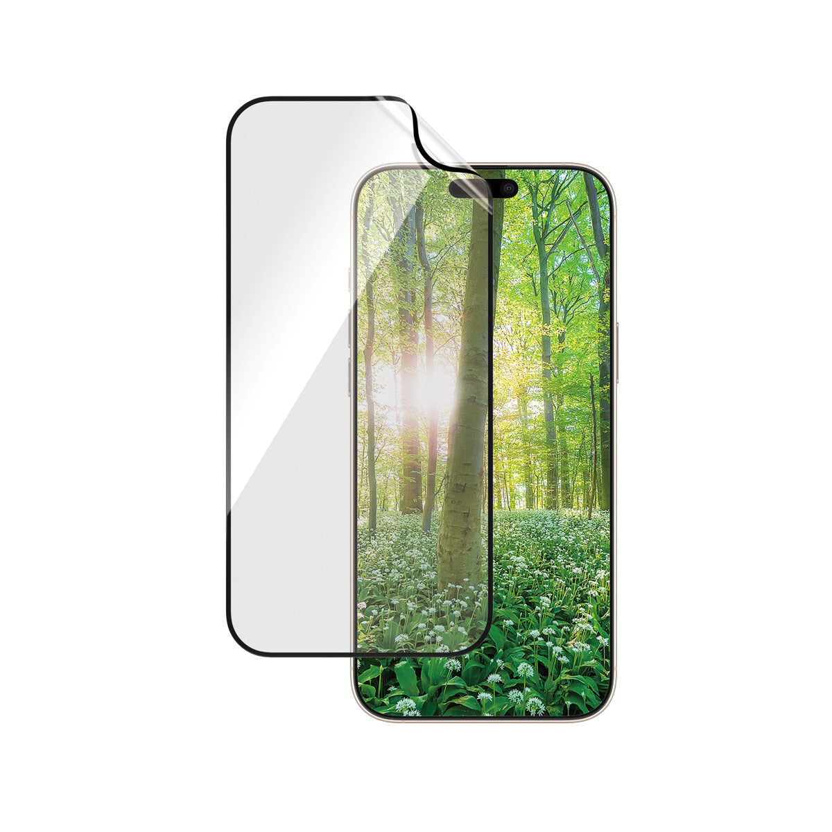 PanzerGlass ® ECO MATRIX Skærmbeskyttelse iPhone 16 Pro Max | Ultra-Wide Fit
