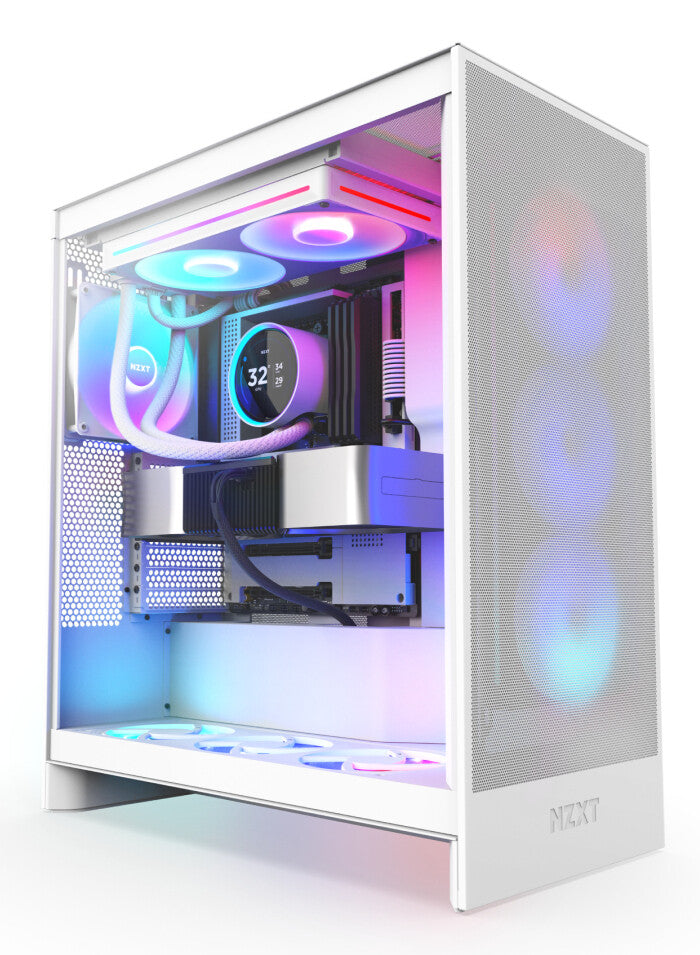 NZXT Kraken Elite 280 RGB Processor Alt-i-en væskekøler 14 cm Hvid 1 stk