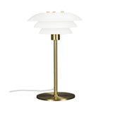 Dyberg Larsen DL20 opal/messing bordlampe