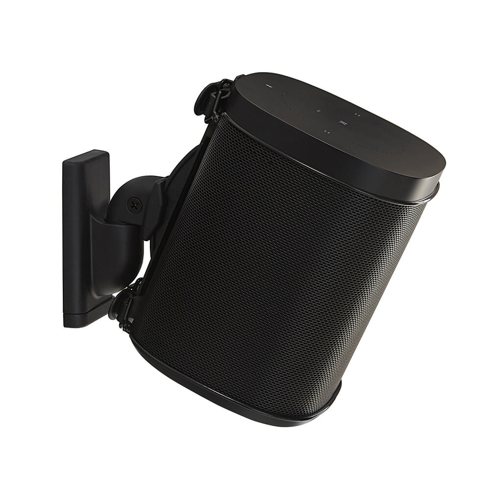 Sanus Wall Mount For Sonos One Sl Play:1 Play:3 Single Black