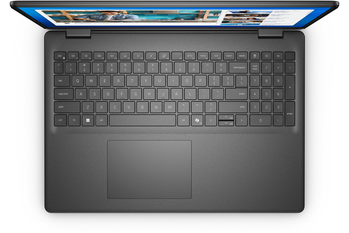DELL DC16250 Intel Core 5 120U Laptop 40,6 cm (16") Full HD+ 8 GB DDR5-SDRAM 512 GB SSD Wi-Fi 6 (802.11ax) Windows 11 Home Sort