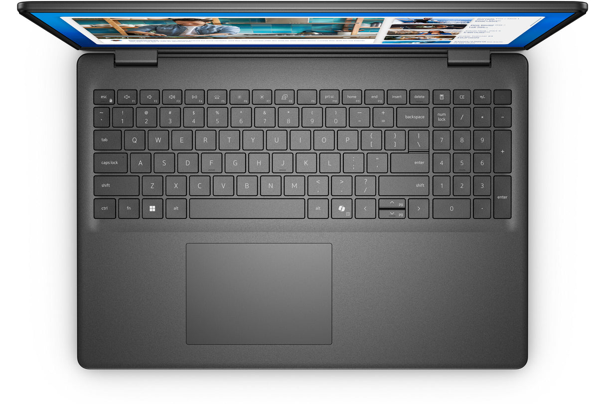DELL DC16250 Intel Core 5 120U Laptop 40,6 cm (16") Full HD+ 8 GB DDR5-SDRAM 512 GB SSD Wi-Fi 6 (802.11ax) Windows 11 Home Sort