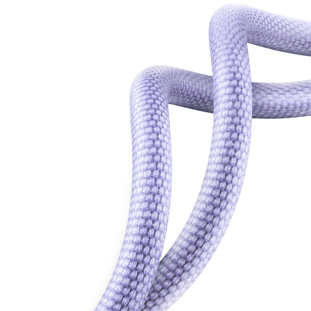Baseus Crystal Shine Series kabel USB-kabel til hurtig opladning og dataoverførsel USB Type A - USB Type C 100W 1,2m lilla (CAJY000405)