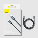 Baseus CAJY000605 USB-C - USB-C PD Cable 100W 5A 480Mb/s 1.2m - Purple