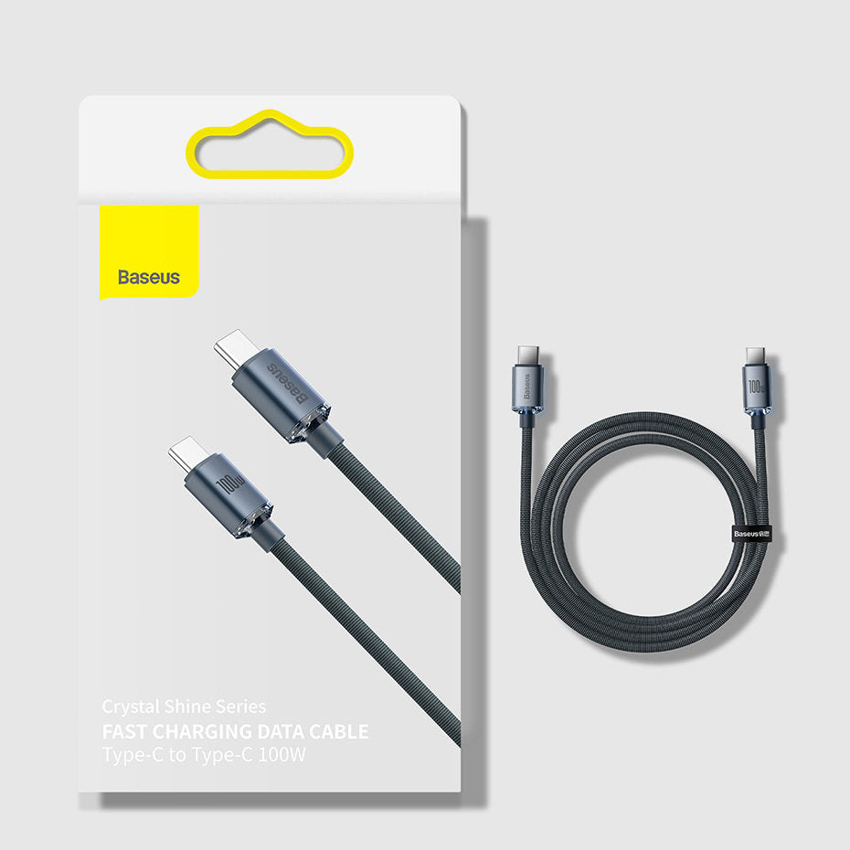 Baseus CAJY000701 USB-C - USB-C PD cable 100W 5A 480Mb/s 2m - black