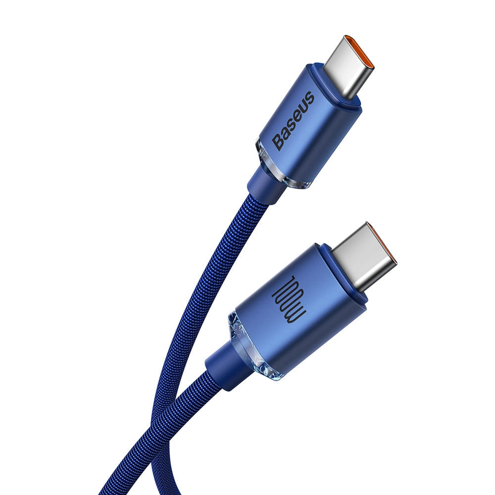 Baseus CAJY000703 USB-C - USB-C PD kabel 100W 480Mb/s 2m - blå