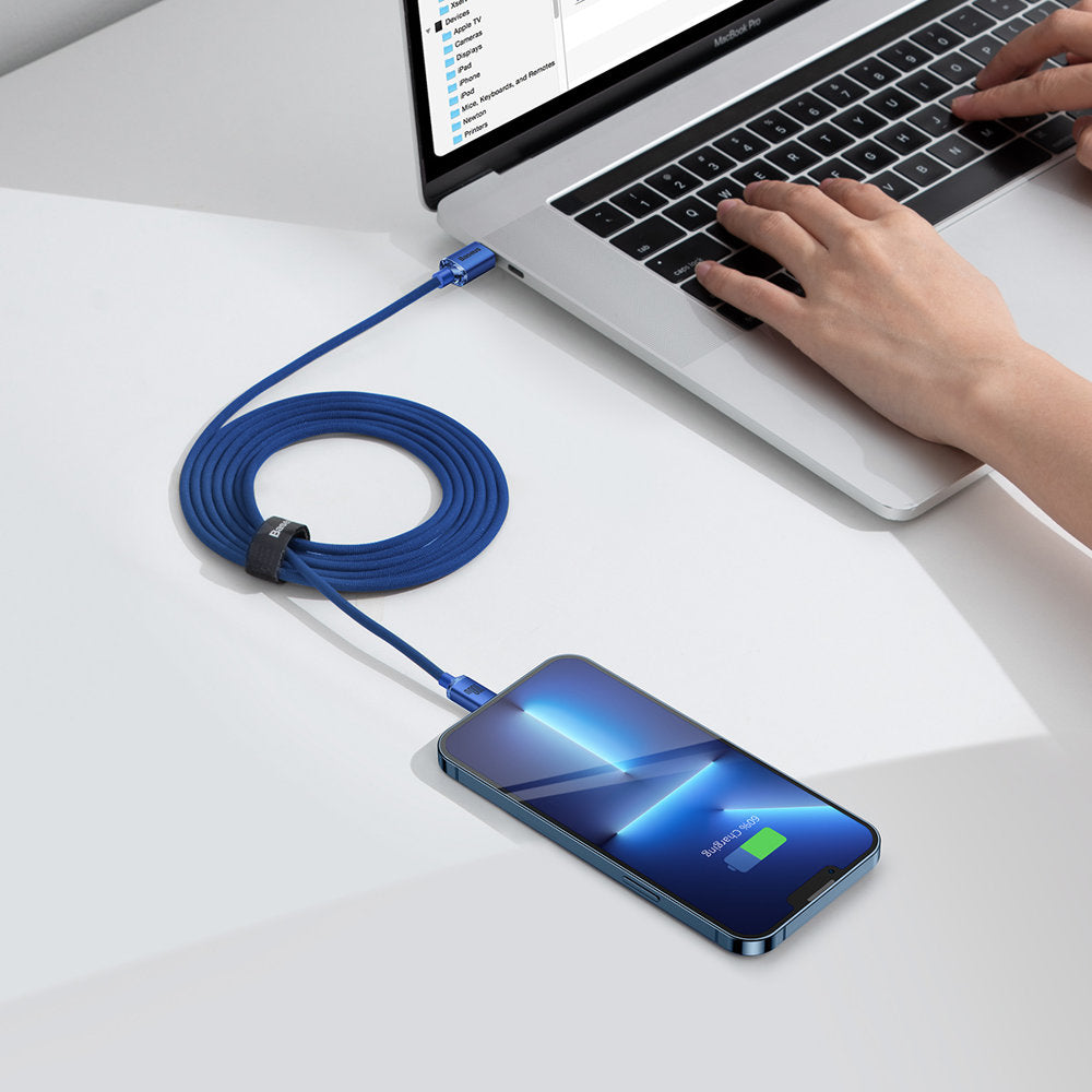 Baseus CAJY000703 USB-C - USB-C PD cable 100W 480Mb/s 2m - blue