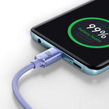 Baseus CAJY000705 USB-C - USB-C PD QC cable 100W 5A 480Mb/s 2m - purple