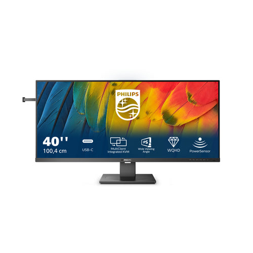 Philips 5000 series 40B1U5600/00 computerskærm 101,6 cm (40") 3440 x 1440 pixel Wide Quad HD LCD Sort