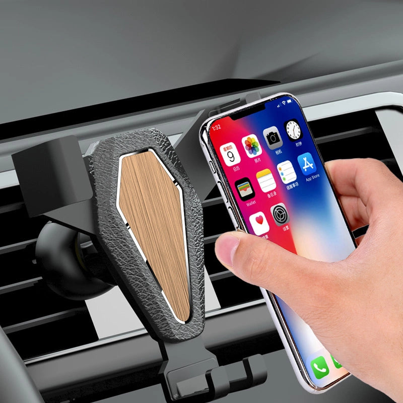 Gravity smartphone bilholder, sølv (YC07)
