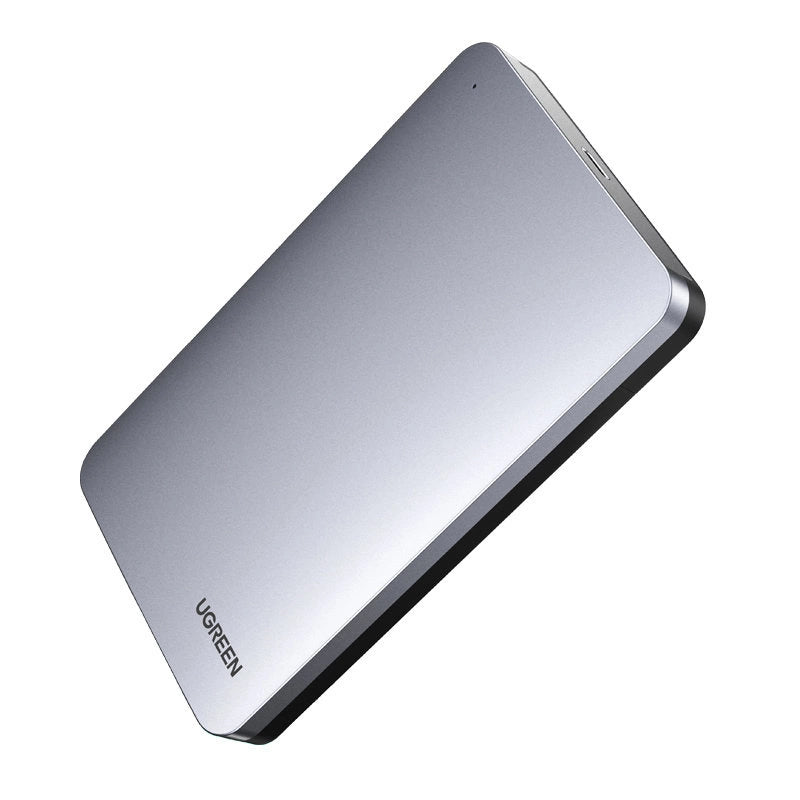 Ugreen CM300 70498 bay for 2.5 SATA 3.0 6Gbps harddisk - grå + USB-C - USB-A kabel 0,5 m