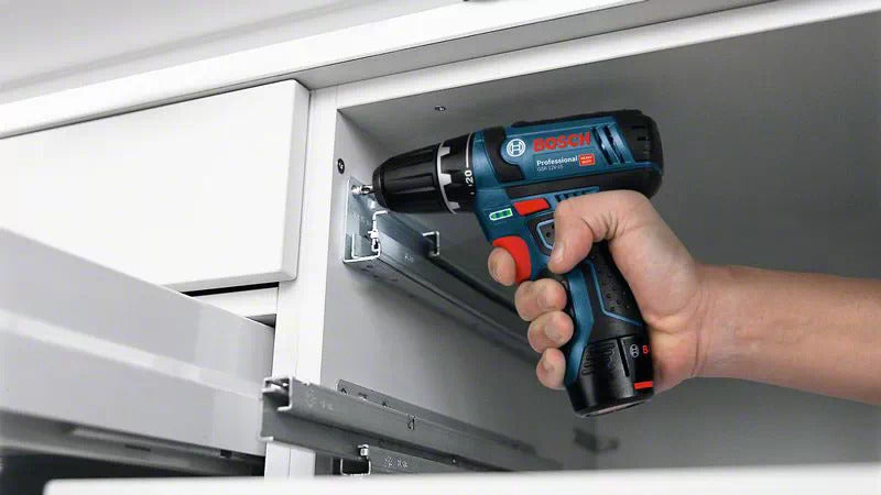 Bosch Akku-Bohrschrauber 12 V Li-Ion 1300 rpm Sort, Blå, Rød