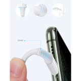 Ugreen kabel USB Type C - Lightning 3A kabel 0,25 m hvid (US171)