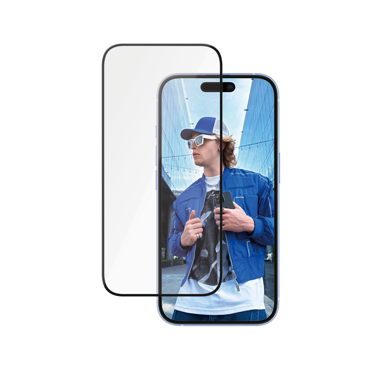PanzerGlass ® Ceramic Skærmbeskyttelse iPhone 16 | 15 | Ultra-Wide Fit