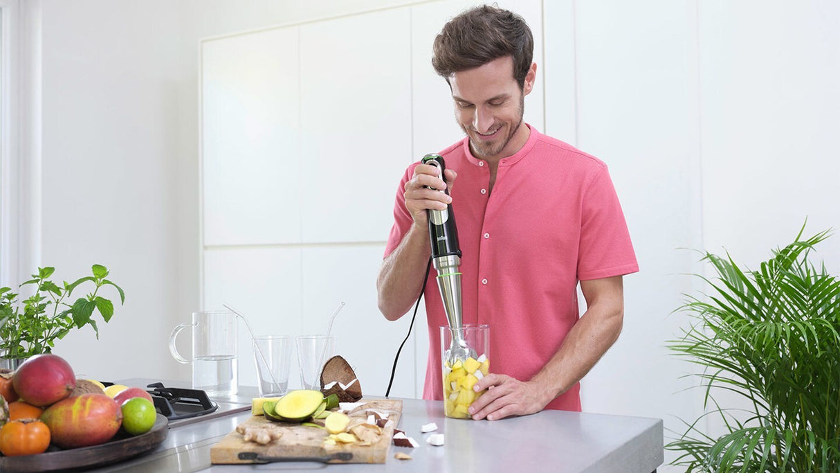 Braun Multiquick 9 MQ 9187XLI Stavblender 1.2kW Premium sort/børstet rustfrit stål