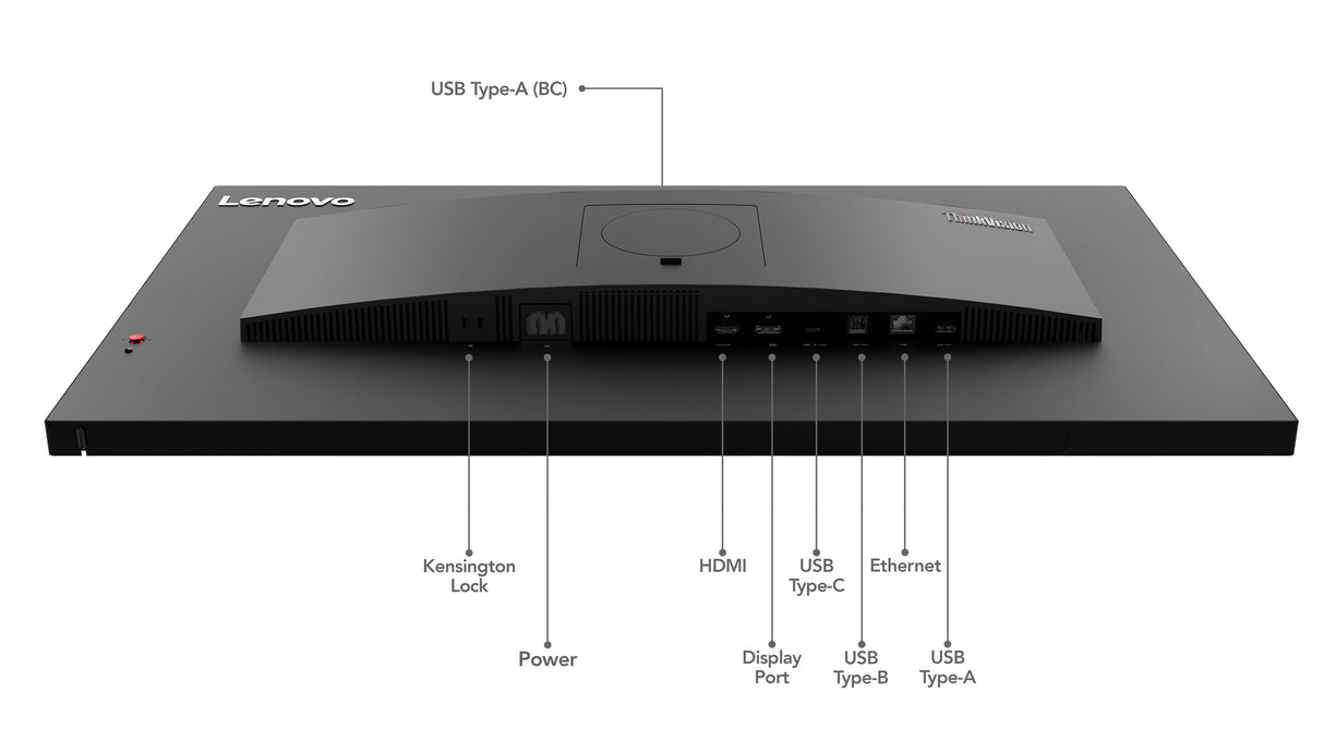 Lenovo ThinkVision T32p-30 LED display 80 cm (31.5") 3840 x 2160 pixel 4K Ultra HD Sort