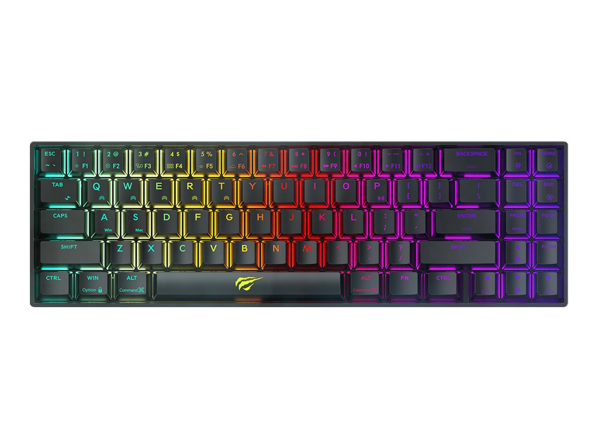 Havit GAMENOTE KB496L Tastatur Mekanisk RGB Trådløs Kabling