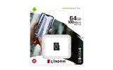 Kingston Technology 64 GB micSDXC Canvas Select Plus 100R A1 C10, enkelt pakke uden ADP