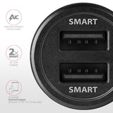 Axagon PWC-5V5 oplader til mobil enhed Mobiltelefon, Smartphone, Tablet, Universel Sort Cigartænder Hurtig opladning Automatisk