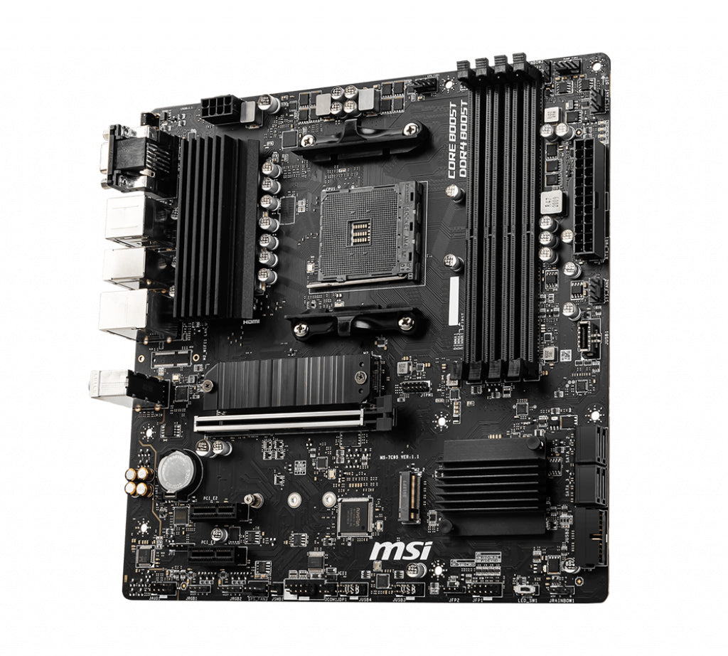MSI B550M PRO-VDH bundkort AMD B550 Stik AM4 micro ATX