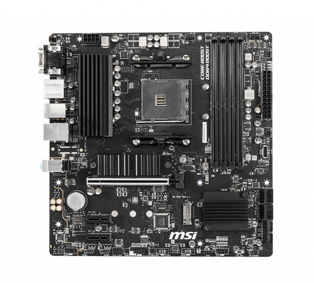 MSI B550M PRO-VDH bundkort AMD B550 Stik AM4 micro ATX