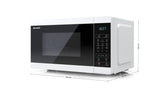 Sharp YC-MG02E-W mikrobølgeovn Blå, Hvid Bordplade 20 L 800 W
