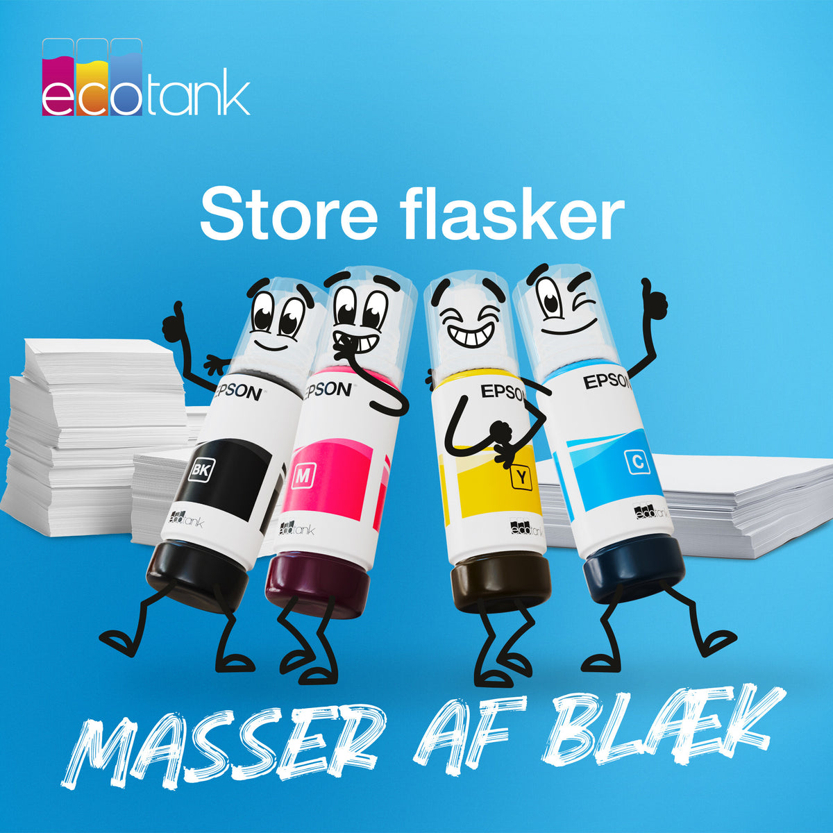 Epson 114 EcoTank Cyan ink bottle