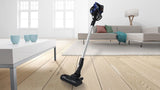 Bosch Serie 6 BBS611MAT stav støvsuger & elektrisk kost 2-i-1 stangstøvsuger Batteri Dry Poseløs 0,3 L Blå 2,5 At