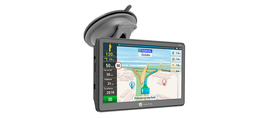 Navitel E707 Magnetic navigator Håndholdt / Fastsat 17,8 cm (7") TFT Berøringsskærm 248 g Sort
