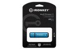 Kingston Technology IronKey 64GB Vault Privacy 50 AES-256 Encrypted, FIPS 197