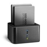 Axagon ADSA-D25 drev dockingstation USB 3.2 Gen 1 (3.1 Gen 1) Type micro-B Sort
