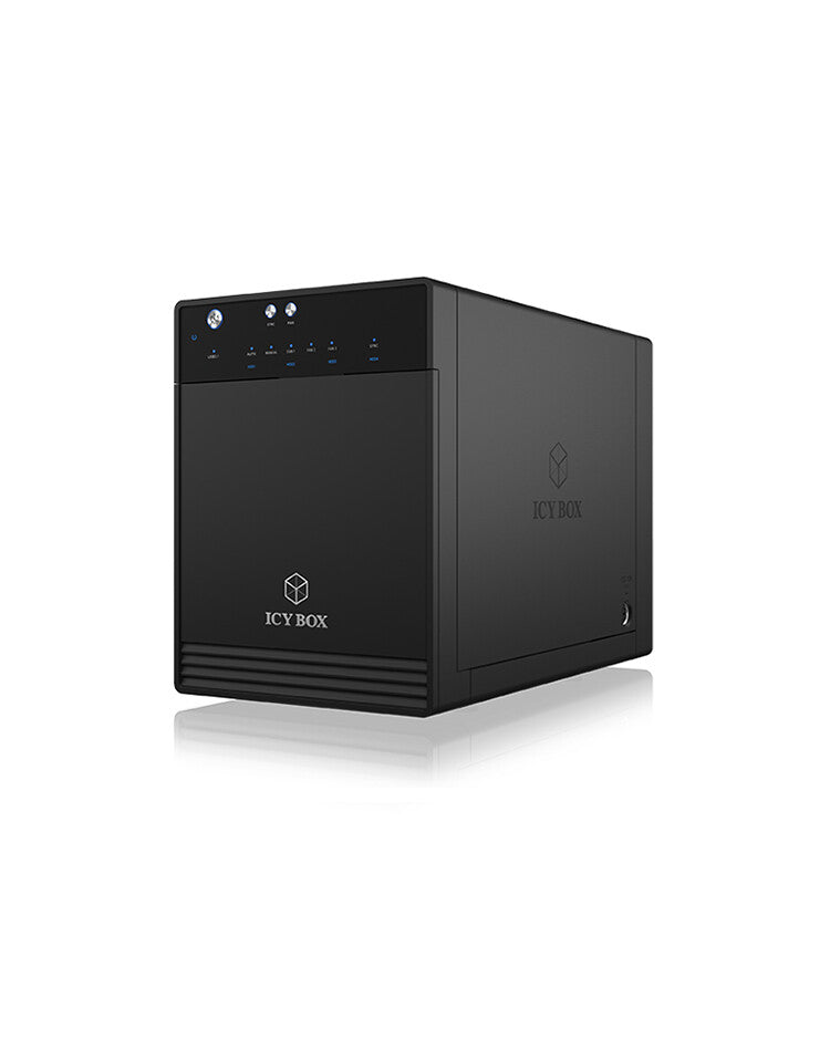 ICY BOX IB-3740-C31 HDD/SSD enclosure Black 2.5/3.5"