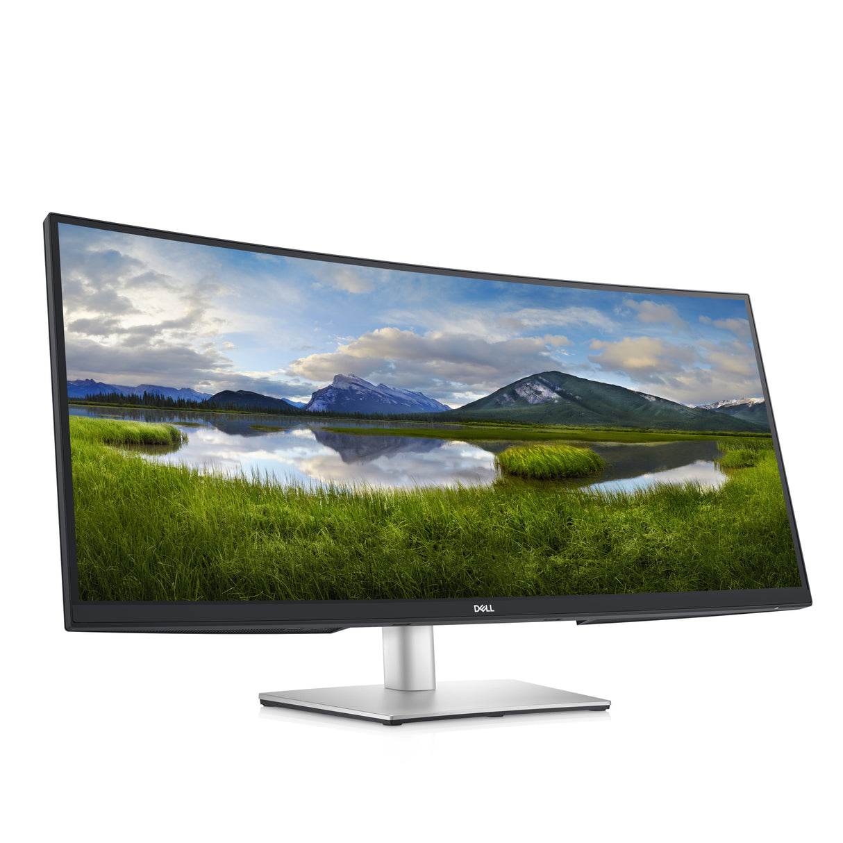 DELL P3421W computerskærm 86,7 cm (34.1") 3440 x 1440 pixel Quad HD LCD Sort, Sølv
