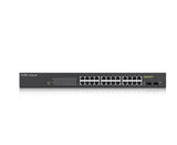 Zyxel GS1900-24HP Administreret Gigabit Ethernet (10/100/1000) 1U Sort