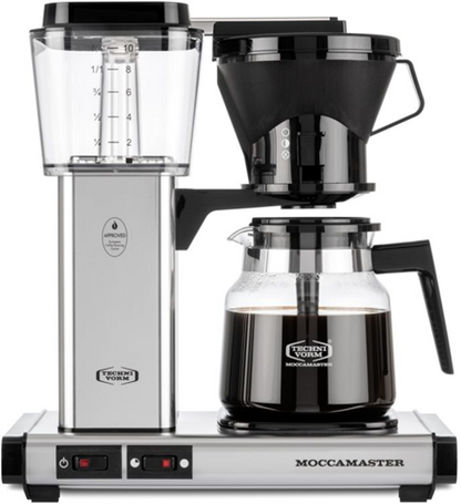 Moccamaster Manuel Polished silver - Kaffemaskine