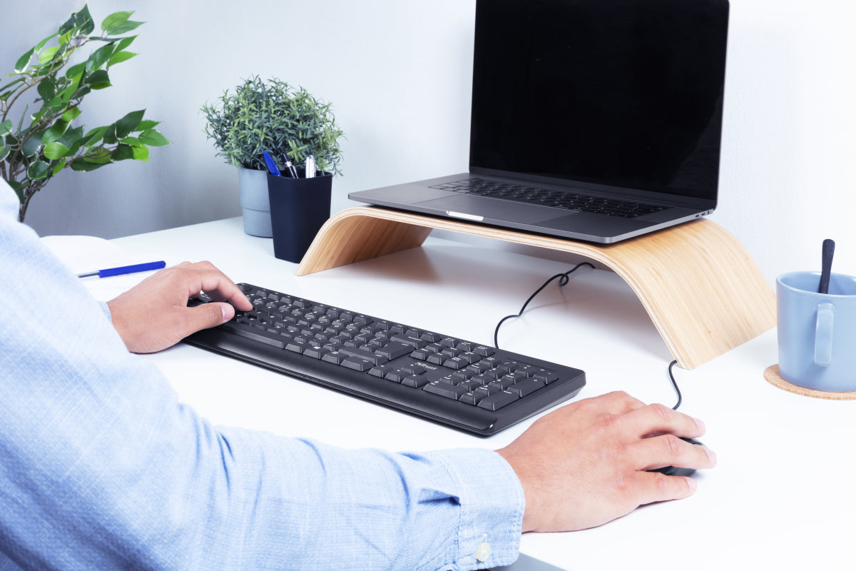 Trust Primo tastatur Medicinsk USB Nordisk Sort