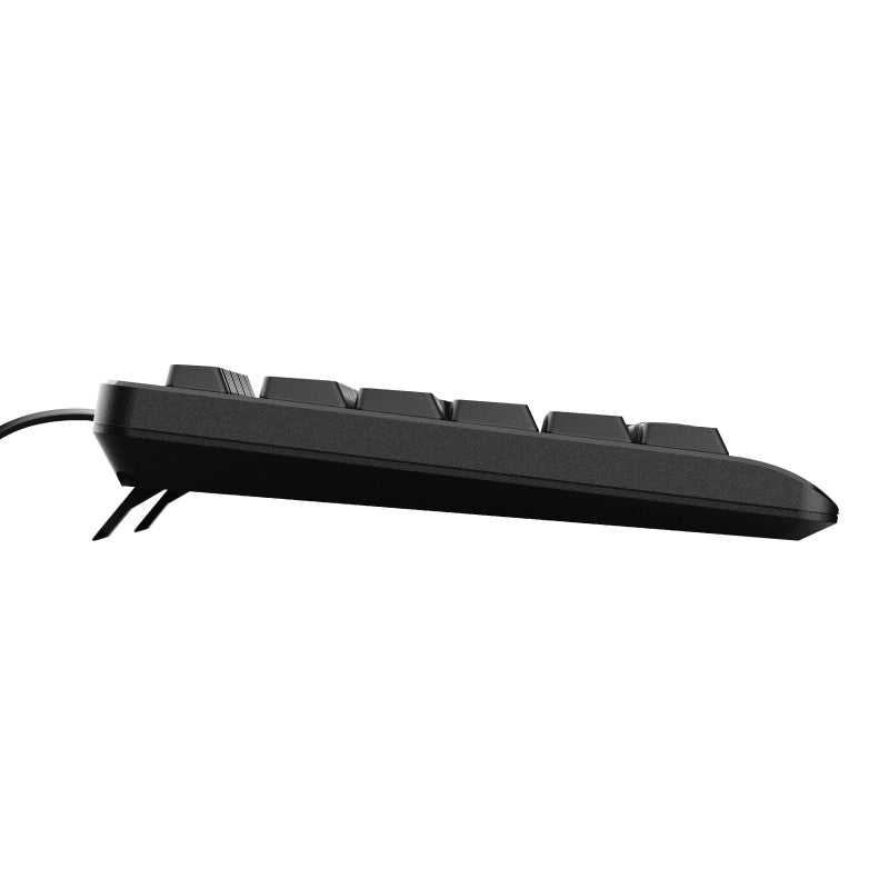 Trust Primo tastatur Medicinsk USB Nordisk Sort