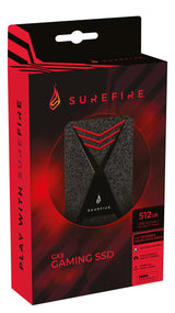 SureFire Gaming 512 GB Micro-USB B 3.2 Gen 1 (3.1 Gen 1) Sort, Grå