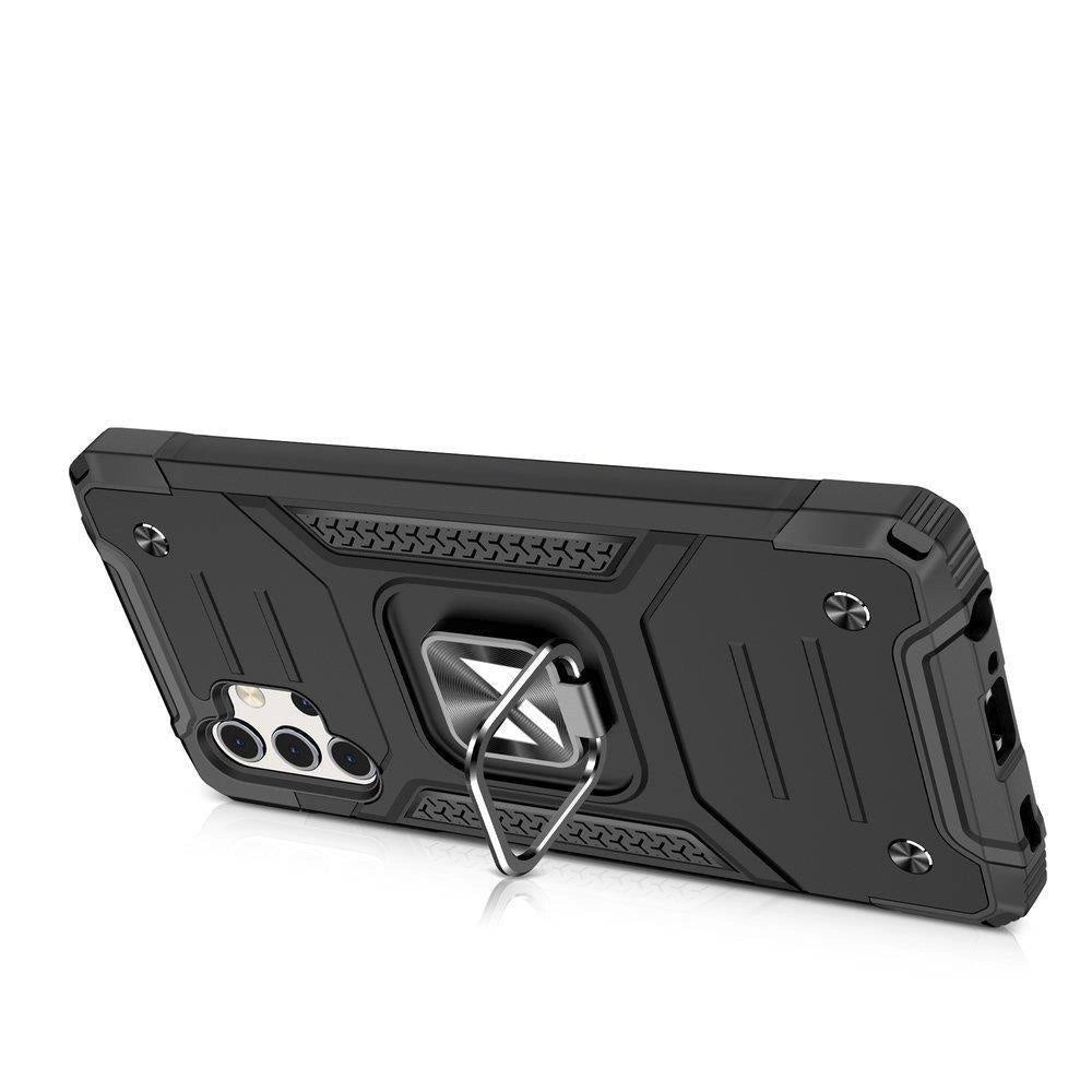 Wozinsky Ring Armor Tough Hybrid Case Cover + Magnetisk Mount til Samsung Galaxy A13 5G sort