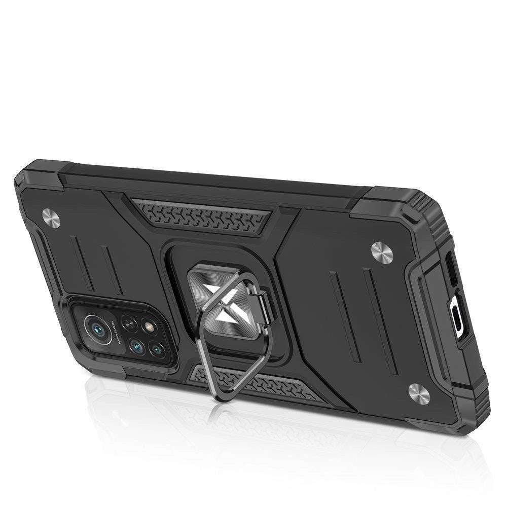 Wozinsky Ring Armor robust hybrid case cover + magnetisk holder til Samsung Galaxy A03s blå