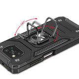 Wozinsky Ring Armor robust hybrid case cover + magnetisk holder til Samsung Galaxy A03s blå