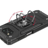Wozinsky Ring Armor robust hybrid case cover + magnetisk holder til Samsung Galaxy A03s blå