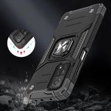Wozinsky Ring Armor robust hybrid case cover + magnetisk holder til Samsung Galaxy A03s blå