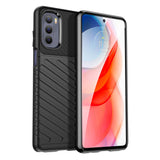 Thunder Case fleksibelt pansret cover til Motorola Moto G Stylus 2022 sort