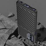 Thunder Case fleksibelt pansret cover til Motorola Moto G Stylus 2022 sort