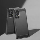 Carbon Case Flexible Cover Sleeve til Samsung Galaxy A53 5G sort