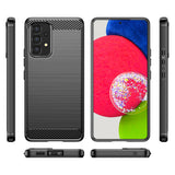 Carbon Case Flexible Cover Sleeve til Samsung Galaxy A53 5G sort