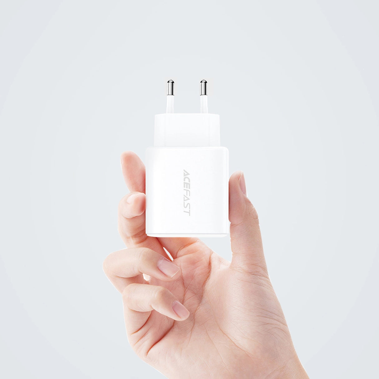 Acefast vægoplader USB Type C / USB 20W, PPS, PD, QC 3.0, AFC, FCP hvid (A25 hvid)