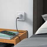Acefast vægoplader USB Type C / USB 20W, PPS, PD, QC 3.0, AFC, FCP hvid (A25 hvid)